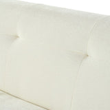 U_Style 85.8" Wide Chenille Fabric 3-Seater Sofa Tufted Style, Full Sponge Compression Design, N711P281401A