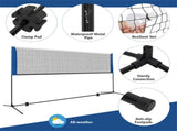 14ft Multi-Sport Net Set - Adjustable Height , Badminton/Volleyball/Pickleball/Tennis Use 44282245