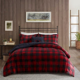 Full/Queen Plush to Sherpa Down Alternative Comforter Set B035100499