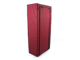 Fashionable Room-saving 9 Lattices Non-woven Fabric Shoe Rack Wine Red 50577644
