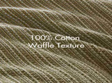 3PCS Full/Queen Waffle Washed Duvet Set B035P341118