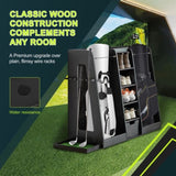 55.5''x16''x37'' Wooden Golf Bag Organizer and Storage, High Quality Wooden 2 Golf Bag W1422P233425