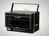 WiFi Smart Electric Garage Heater, 7500W Ceiling Mount Space Heater, 240-Volt Hard-Wired Heater 04962415