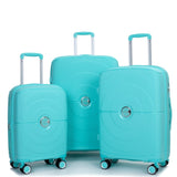Expandable Hardshell Suitcase Double Spinner Wheels PP Luggage Sets Lightweight Durable Suitcase W284113625