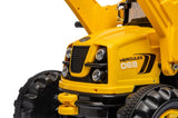 ZNTS Ride on Excavator, 12V Battery Powered Construction Vehicles for Kids, Front Loader with Horn, 2 W1629141773