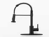 Kitchen Faucet with Pull Down Sprayer Industrial 1 Handle 1 Hole Or 3 Hole Faucet for Farmhouse 16711031