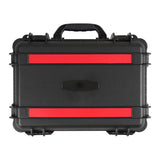Waterproof Hard Case with Lid Storage Box and Dividers - Black Plastic Precision Instrument Case W2801P236661