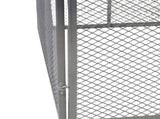 Large Outdoor Bin, 172 Gallon Metal Wire Mesher, Rust-Proof Coating Square Garden W465P370172