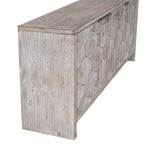 Accent Cabinet Farmhouse Style 3 Door Wooden Cabinet Sideboard Buffet Server Cabinet Storage W1435142948