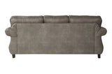 Leinster Faux Leather Upholstered Nailhead Sofa, Loveseat, and Chair Set T2574P196957