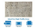 Tiled Border Area Rug B03597920