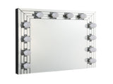 Noralie Mirrored & Faux Diamonds Accent Mirror B2726P448759