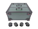 Portable 3-Tier Rolling Makeup Case with Universal Wheels for Makeup, Nail Art, Hair Styling Tools 73482433