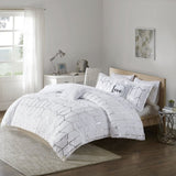 Twin/Twin XL Metallic Printed Comforter Set B03595920