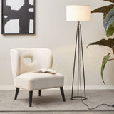 ZNTS Metal Tripod Floor Lamp 60"H B03599404