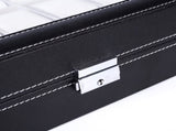 24 Compartments Top-level Opening Style Leather Watch Collection Box Black 45482126