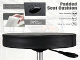 Height Adjustable Rolling Mechanic Stool with 3 Storage Drawers & 4-Compartment Tool Tray, SGS 61634038