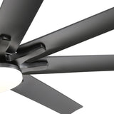 66 Inch Modern Ceiling Fan With Dimmable Led Light 8 ABS Blades Smart Remote Control Reversible DC 22648574