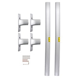 Silver Crossbar fit for 2015-2024 Nissan Murano Roof Rack Cross Bar Aluminum Rails 06195470
