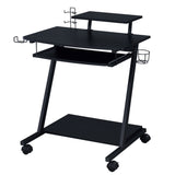 Black Gaming Desk with Keyboard Tray B062P209330