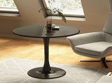 Modern Round Dining Table, 31.5'' Kitchen Dining Room Furniture, Coffee Table, Leisure Table, 07658051