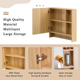 Bathroom Mirror Cabinet Wall Mounted,Medicine Cabinet,Over The Toilet Storage Cabinet with Shelves W3226P278933