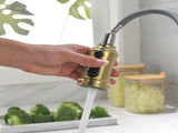 Single Handle High Arc Pull Out Kitchen Faucet,Single Level Stainless Steel Kitchen Sink Faucets 25914519