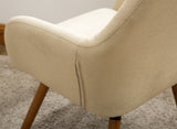 Tuchico Contemporary Fabric Accent Chair, Tan T2574P164259