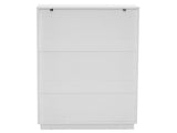 White P2 Particle Board and Density Board 7241117cm Wavy Pattern Drawer Front Five-Level Six-Drawer 14255212