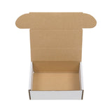 50 Corrugated Paper Boxes 6x4x2 " White Outside and Yellow Inside 73774264