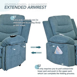 Massage Recliner,Power Lift for Elderly with Adjustable Massage and Heating Function,Recliner N719P187474C