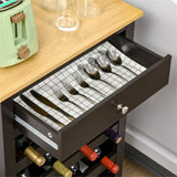 ZNTS Kitchen Storage Cabinet、Wine Cabinet （Prohibited by WalMart） 76929616