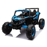 ZNTS 12V Ride On Car with Remote Control,UTV ride on for kid,3-Point Safety Harness, Music Player 08051332