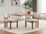 Wooden Dining Chairs Set of 2, Modern Fabric Upholstered Dining Room Chair Kitchen Chairs, Farmhouse W3244P316072