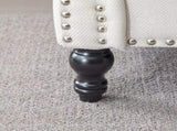 40.16 Inch Nailhead Trim Couches for Living Room, 22" Deep Seat Rolled Arm Sofa, Couch Upholstered W2911P222675