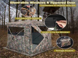 Stealth Hunting Tent with Pop-up Design, 150D Flame-Retardant Blackout Cloth , 17776705
