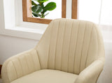 Tuchico Contemporary Fabric Accent Chair, Tan T2574P164259