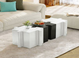 Puzzle Art Side Table, Modular Convex Edge MGO Table - Buy Singles or Combine for Custom Layouts, N770P347931W