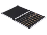 Wood Boring Bit Set 8PC 9/16 to 1" Professional Grade Tools with Storage Case 19296764