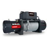 ZNTS X-BULL Electric Winch 13000 LBS Steel Cable Wireless Remote Crystal Film W121843560