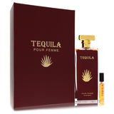Tequila Pour Femme Red by Tequila Perfumes Eau De Parfum Spray Free .17 oz Mini EDP Spray 3.3 oz FX-547278