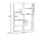 Modern 8-Cube Bookcase, White 66147628