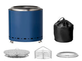 7.1*7.1*9.7in smokeless fire pit blue 41002080