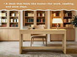 47 Inch Computer Desk and Writing Table Farmhouse Home Office Desk with Drawer, Study Desk for W3204P489040