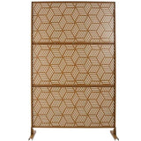 Outdoor & Indoor Privacy Metal Privacy 76" H48" W, Freestanding Decorative Privacy W465P193272