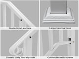 Handrails for Outdoor Steps, Iron Handrail Fits 1 Step, Transitional Handrail with Installation Kit, 99378762