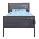 Gunmetal Twin Platform Bed B062P189167