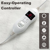 75 X 54 Electric Heated Mattress Pad with Adjustable Temperatures 10 H Timer 29978500