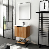 24 Inch Freestanding Bathroom Vanity With Resin Basin BVA01124MP-1, W999P181590