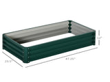 4' x 2' x 1' Sturdy Metal Raised Planter Garden Bed for Vegetables, Flowers, Herbs & Succulents 18060340